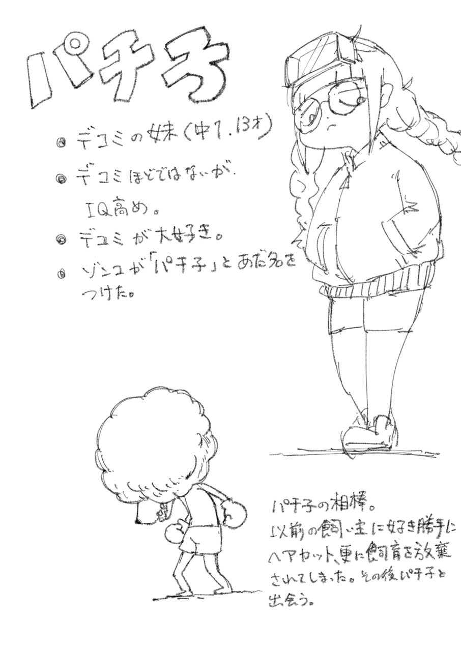 キャラクター設定 パチ子